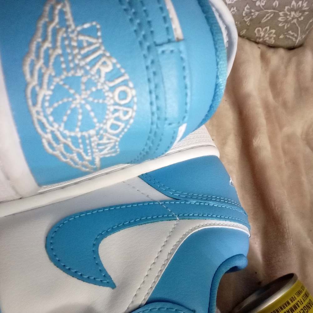 Air Jordan Women's Athletic Shoes - Blue and White